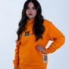 Felpa con cappuccio streetwear oversize in cotone con immagine del David di Michelangelo