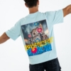T-shirt streetwear Duomo oversize con stampa del Duomo di Firenze
